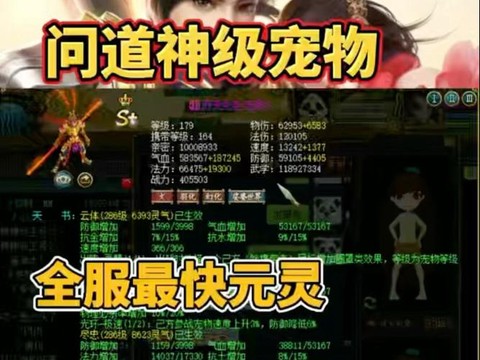 问道手游元婴什么用